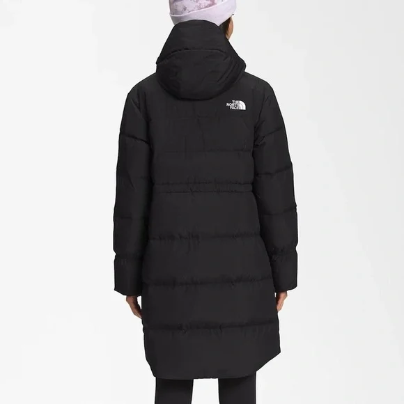 The North Face Women's Long Black Puffer Jacket - Picture 4 of 5